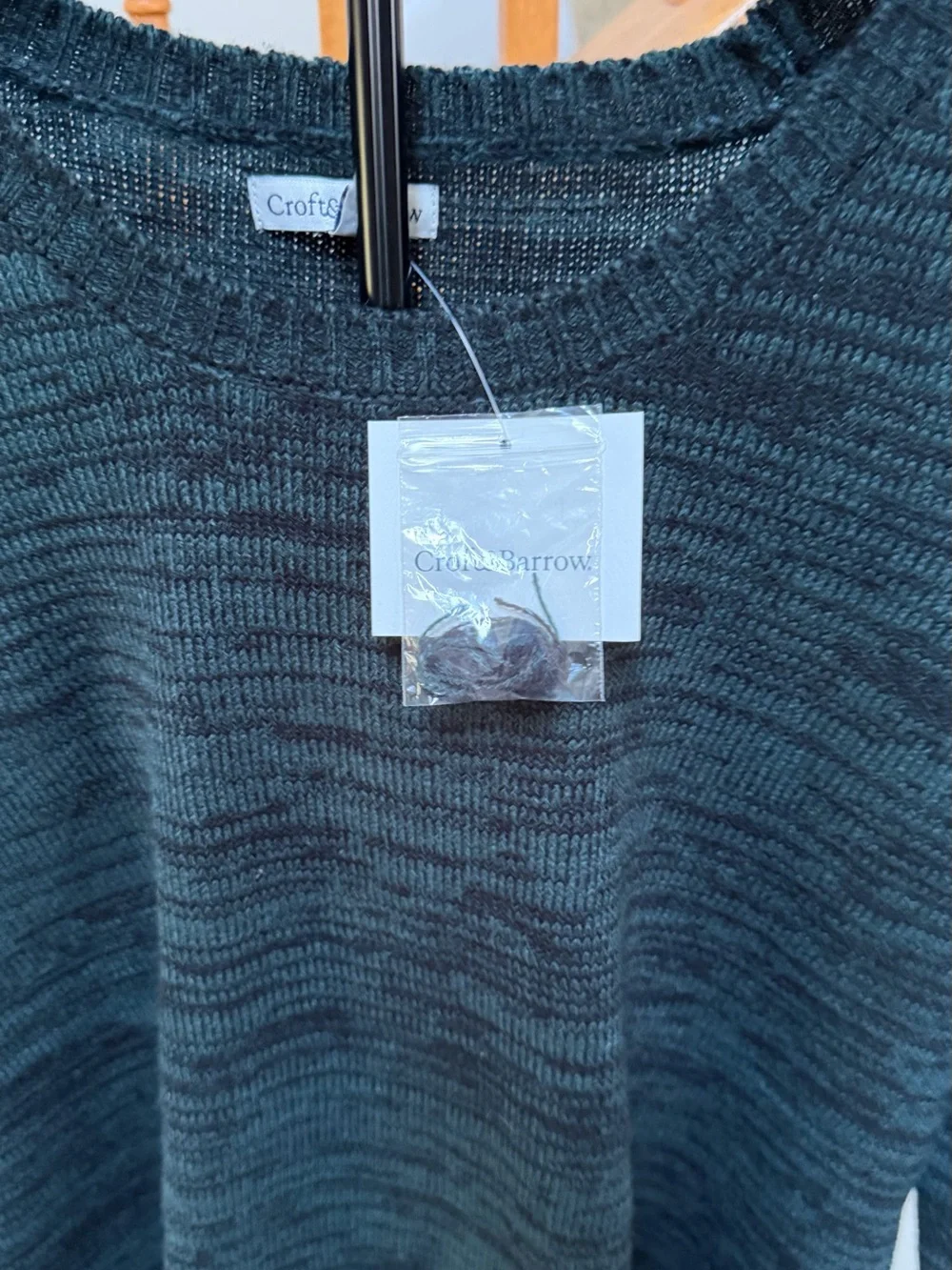 croft & barrow Dark Green Crewneck Sweater